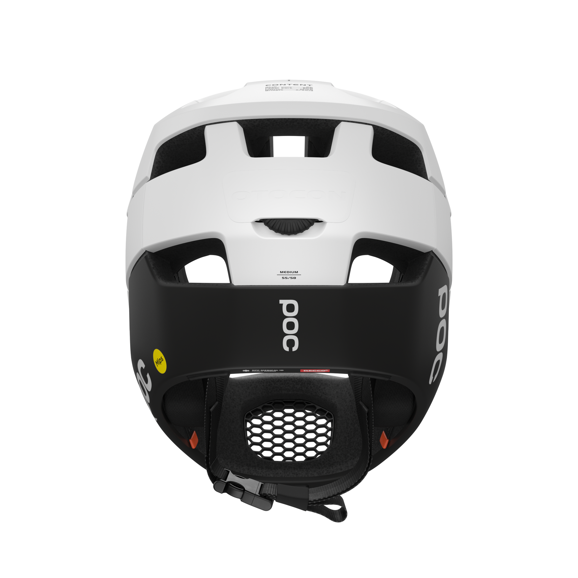 POC Otocon Race MIPS Full Face Helmet - Hydrogen White POC Otocon Race MIPS Full Face Helmet - Hydrogen White