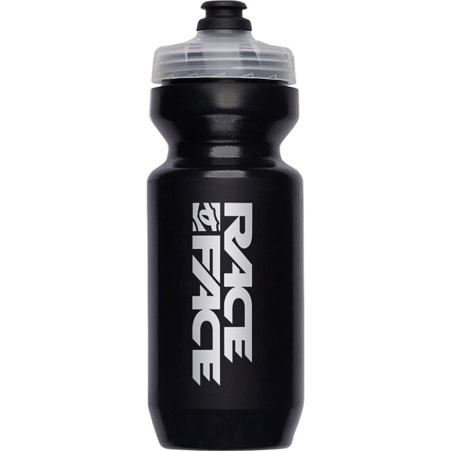 Race Face Classic Logo Water Bottle - Black - 2022