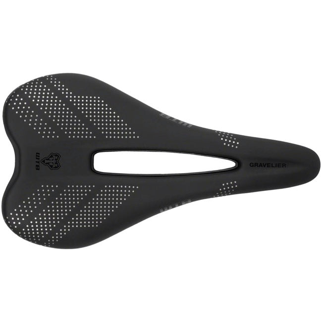 WTB Gravelier Medium Fusion Form Saddle - Carbon Rail - Black