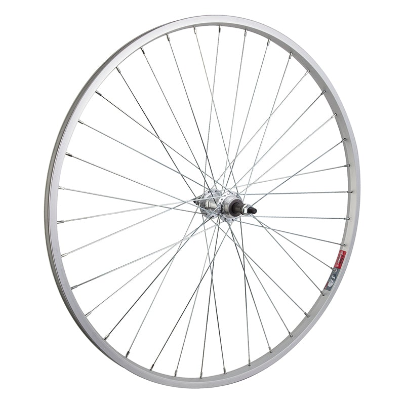 CBO Generic 700c Hybrid 5/6/7 Spd Wheel - Rear Silver Bolt-On 5/6/7 Speed