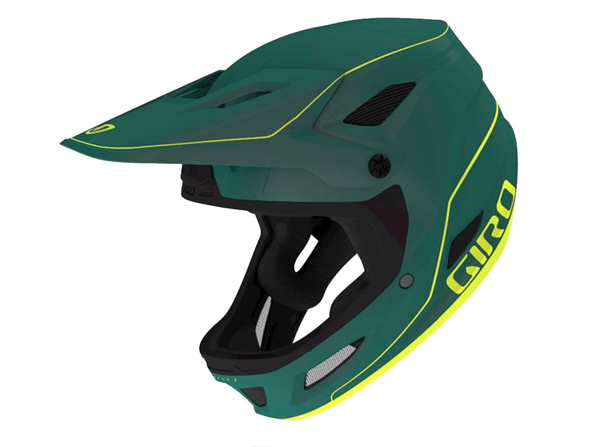 Giro Disciple MIPS Full Face Helmet - Matt True Spruce-Citron - 2020 Matt True Spruce - Citron Small 