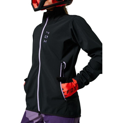 Fox Racing Ranger Fire Cycling Jacket - Womens - Black-Purple