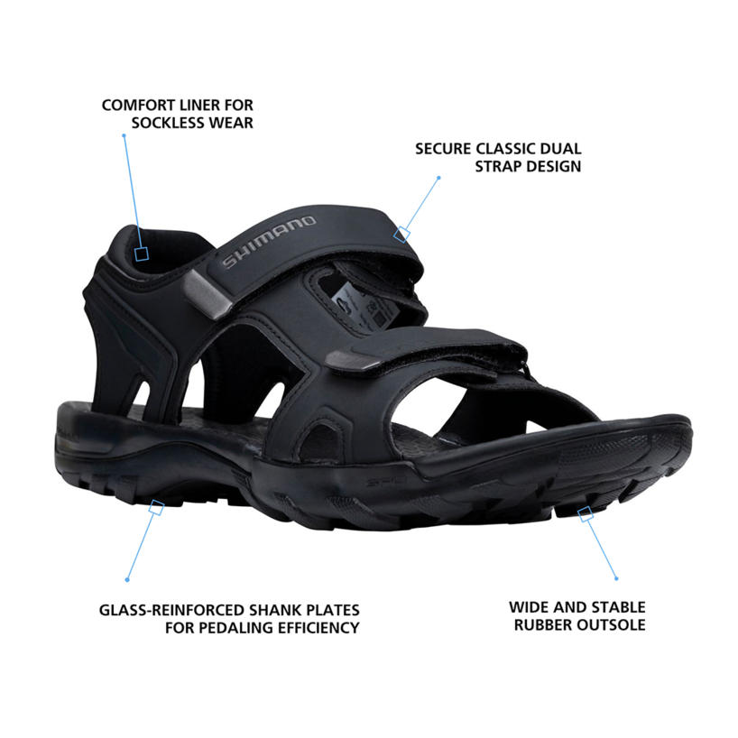 Shimano SD501 SPD Sandal - Black