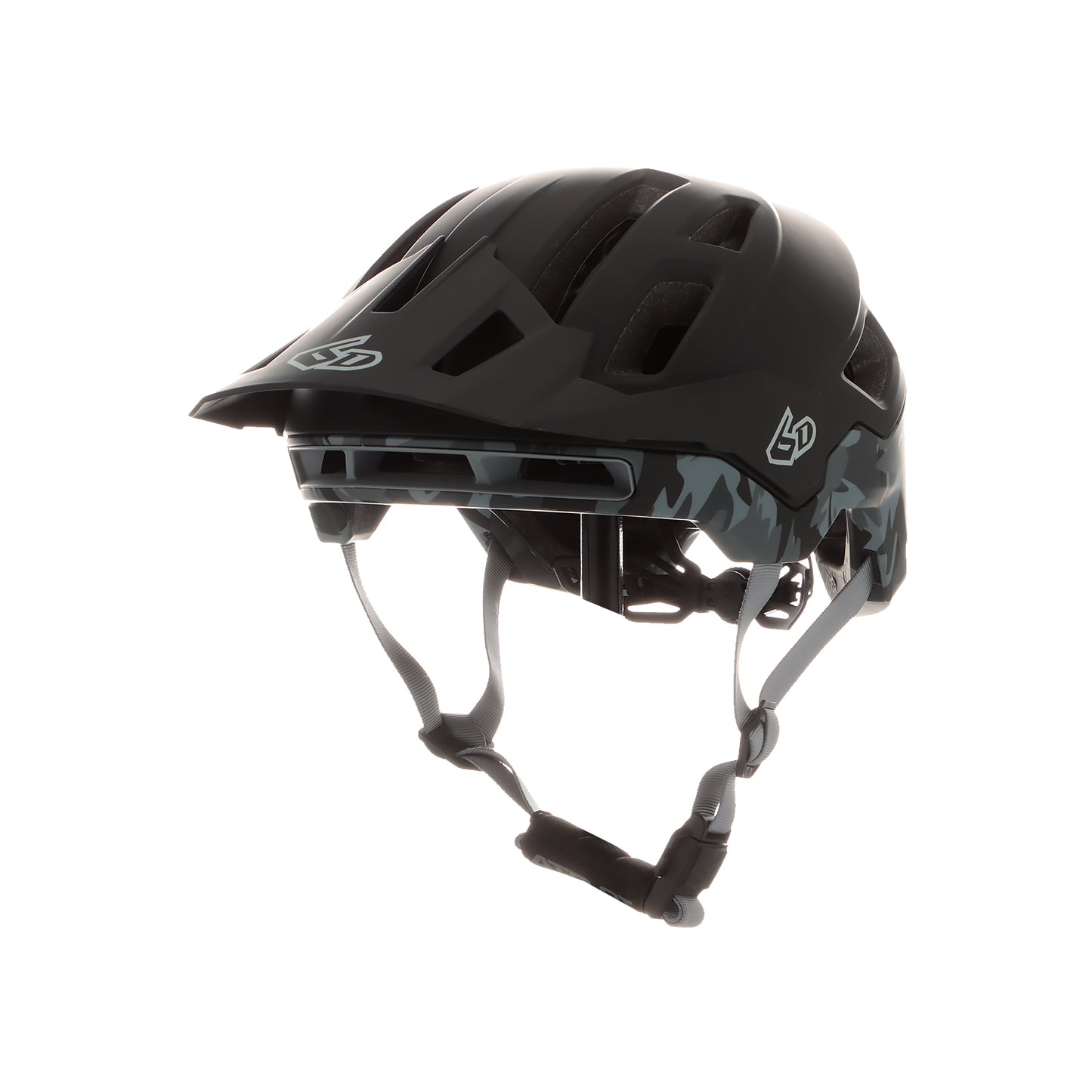 6D Helmets ATB-2T Ascent Trail MTB Helmet - Matt Black Camo