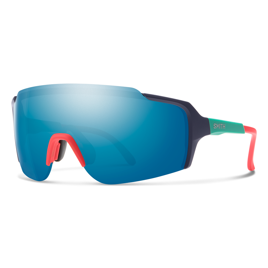 Smith Flywheel Sunglasses - Matt Deep Ink Matt Deep Ink ChromaPop Blue Mirror Lens 