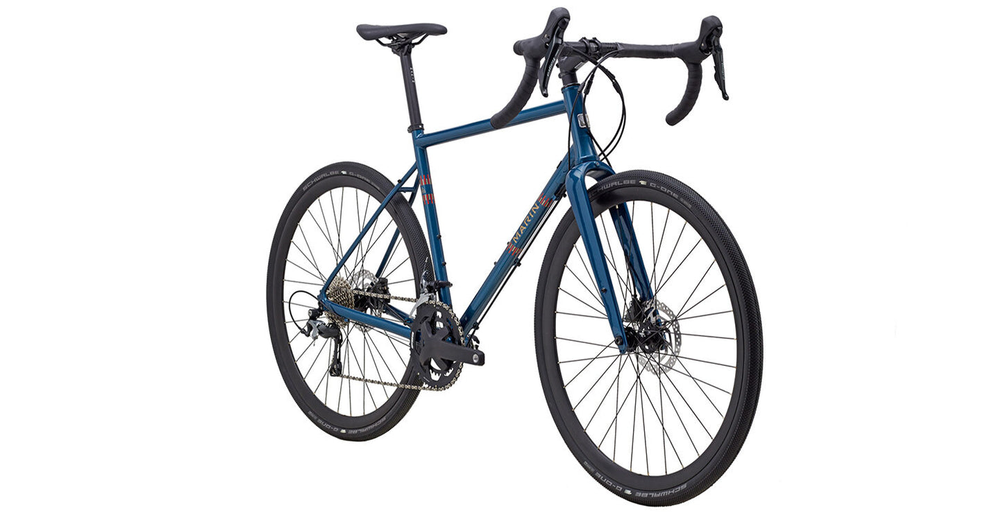 Marin Nicasio 2 700c Adventure Road Bike - Blue - 2023