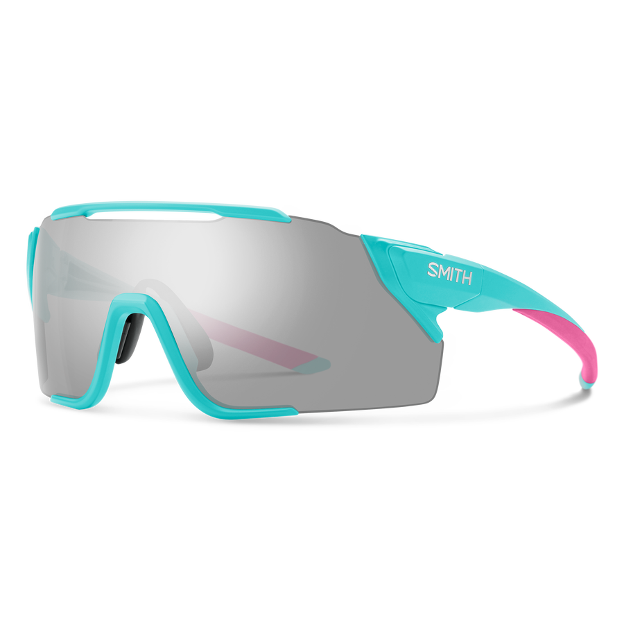 Smith Attack MAG MTB Sunglasses - Matt Iceberg Matt Iceberg ChromaPop Platinum Mirror Lens 