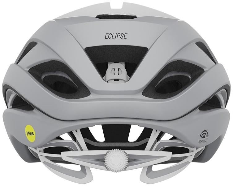 Giro Eclipse Spherical Road Helmet - Matt White-Silver