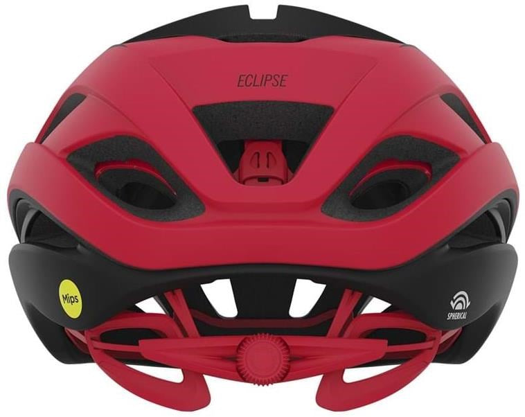 Giro Eclipse Spherical Road Helmet - Matt Black-White-Red - 2024