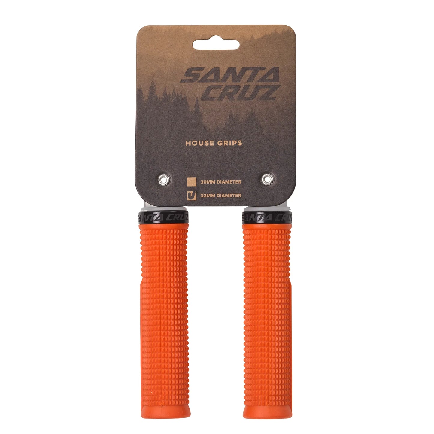 Santa Cruz House Grips - 32mm - Orange Orange  