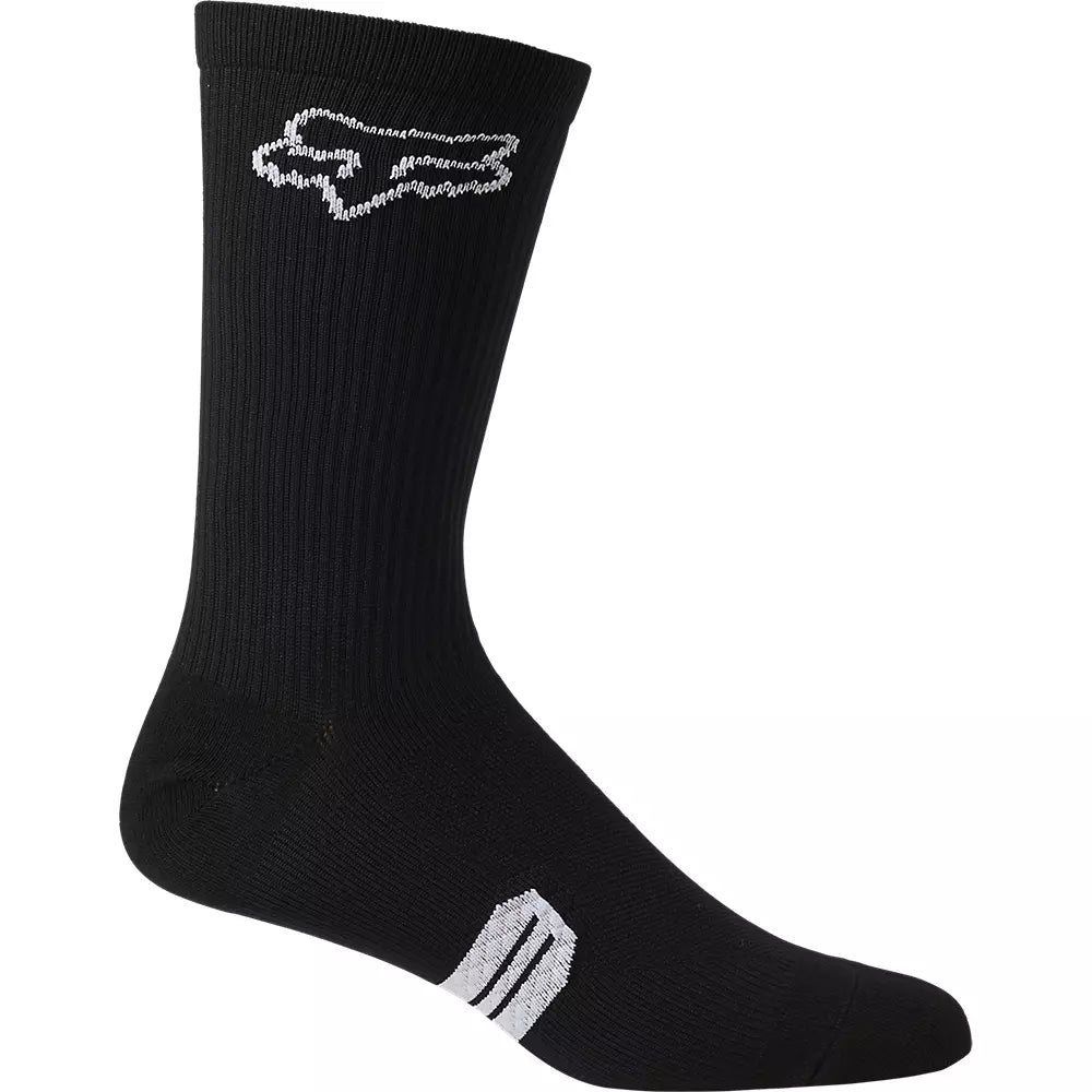 Fox Racing 8" Ranger Sock - Black - 2022 Black Small/Medium 