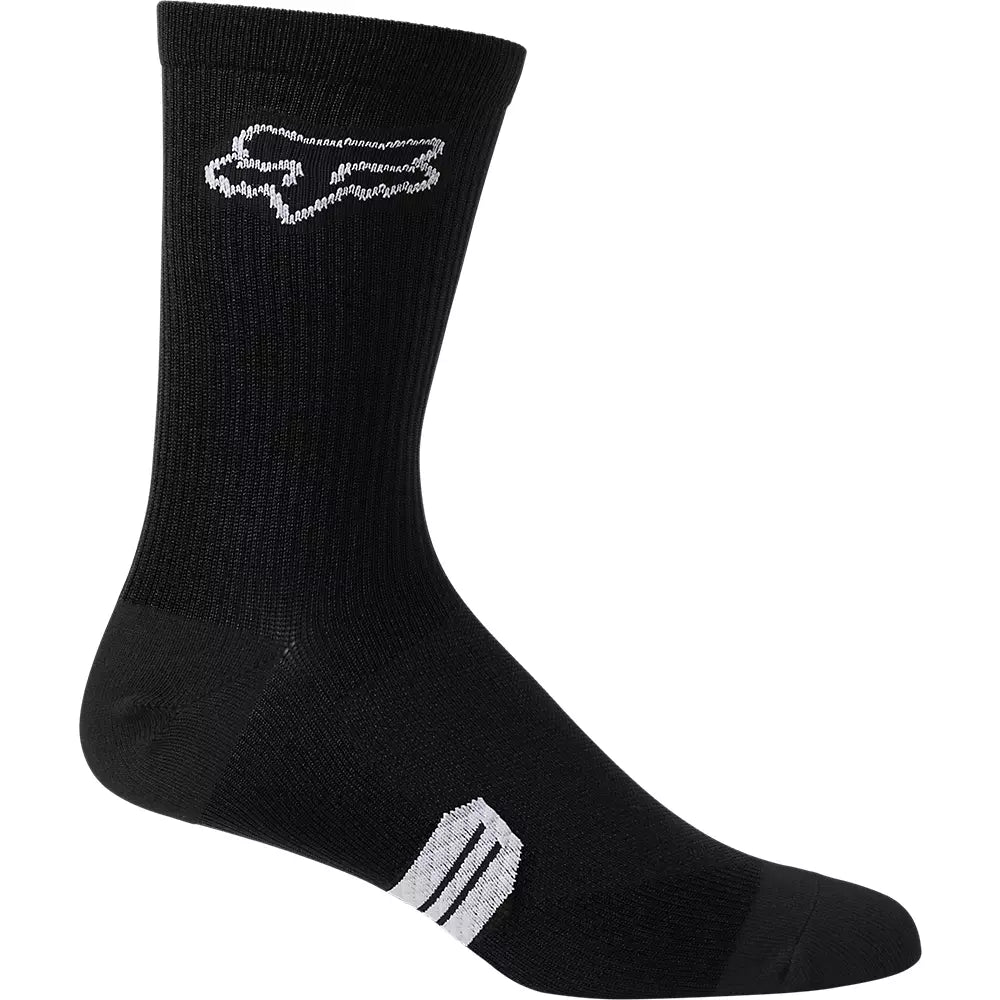 Fox Racing 6" Ranger Sock - Black - 2022 Black Small/Medium 