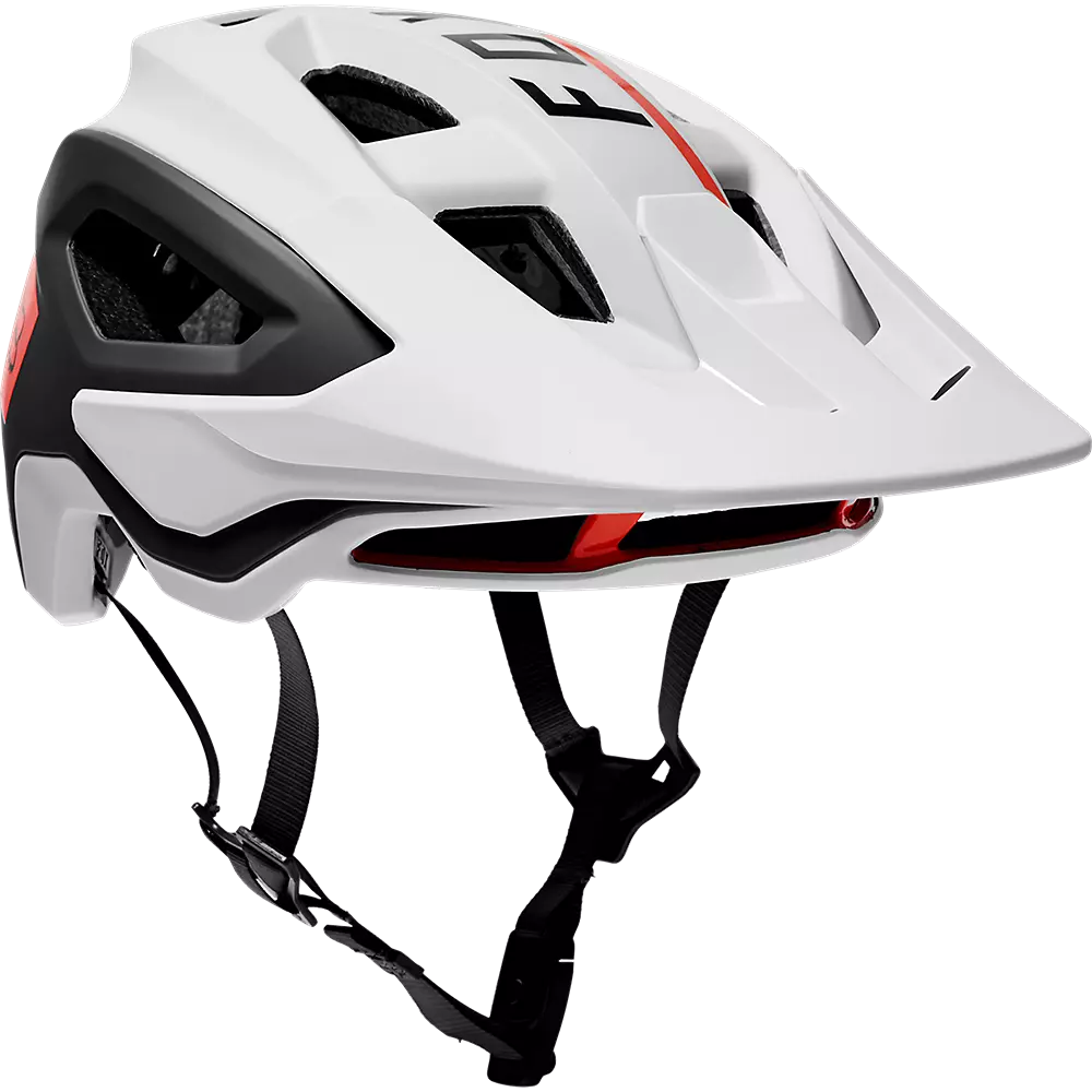 Fox Racing Speedframe Pro MTB Helmet - Blocked - White-Black