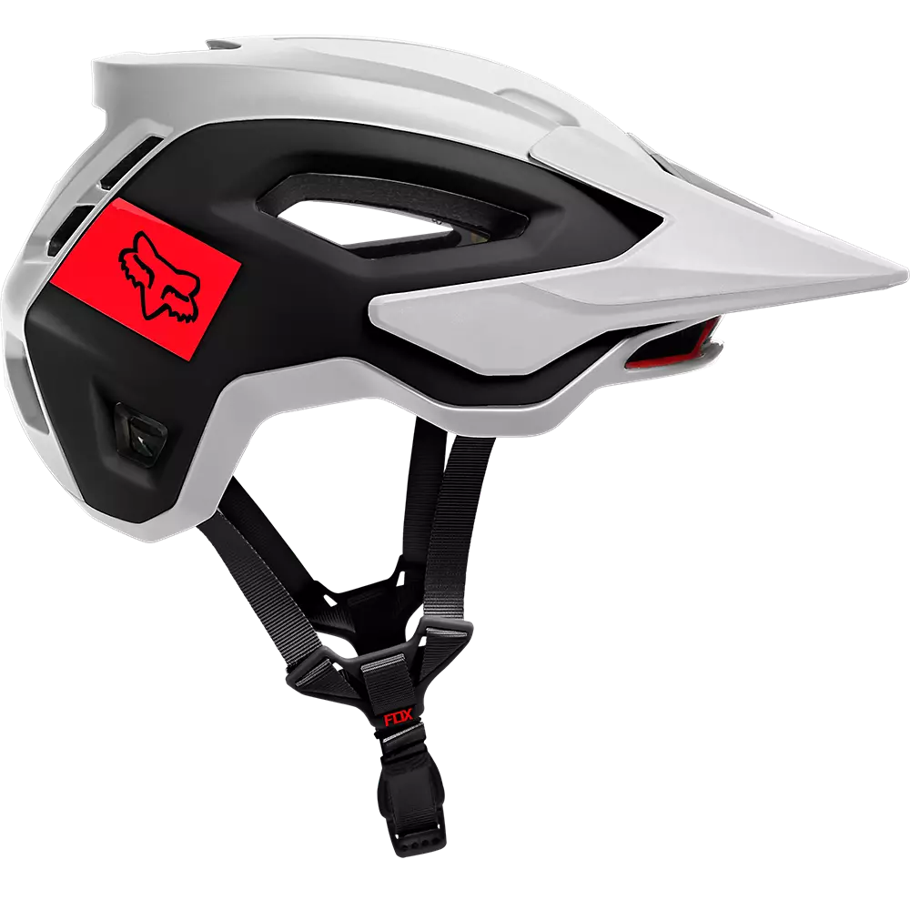 Fox Racing Speedframe Pro MTB Helmet - Blocked - White-Black