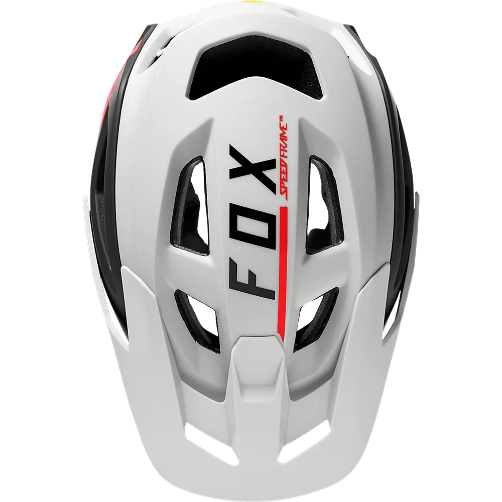 Fox Racing Speedframe Pro MTB Helmet - Blocked - White-Black