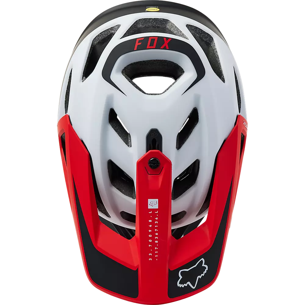 Fox Racing ProFrame RS Full Face Helmet - Sumyt - Black-Red - 2022