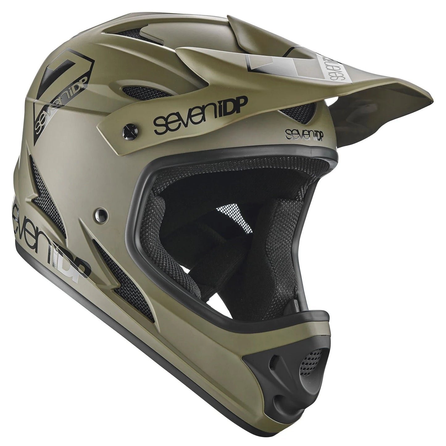 7 iDP M1 Full Face Helmet - Army Green - 2022