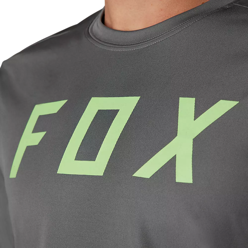 Fox Racing Ranger Short Sleeve MTB Race Jersey - Moth - Pewter