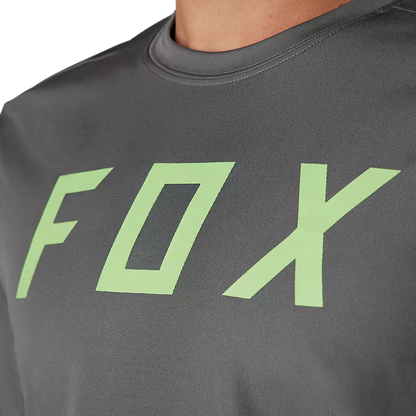 Fox Racing Ranger Short Sleeve MTB Race Jersey - Moth - Pewter