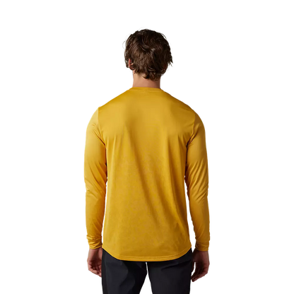 Fox Racing Ranger Tru Dri Long Sleeve MTB Jersey - Daffodil