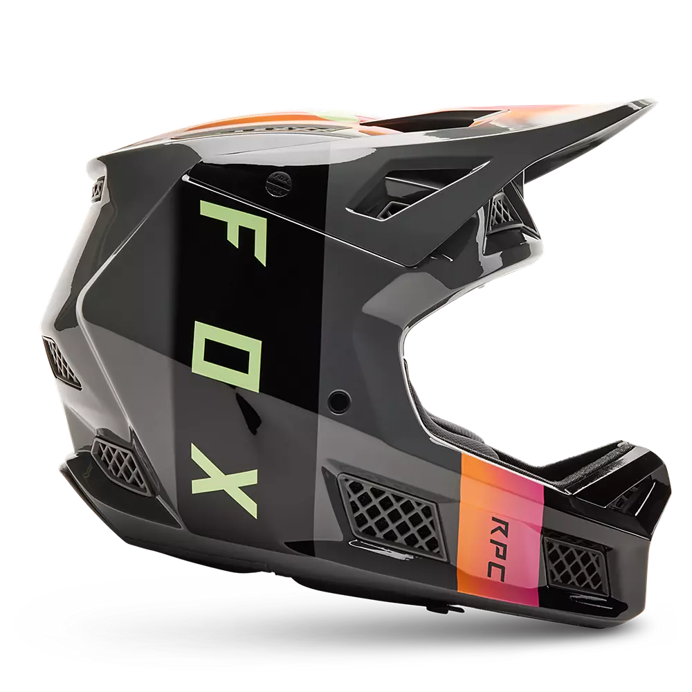 Fox Racing Rampage Pro Carbon MIPS Full Face Helmet - Reez - Pewter