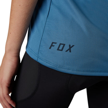 Fox Racing Ranger Short Sleeve MTB Jersey - Foxhead - Womens - Dark Slate