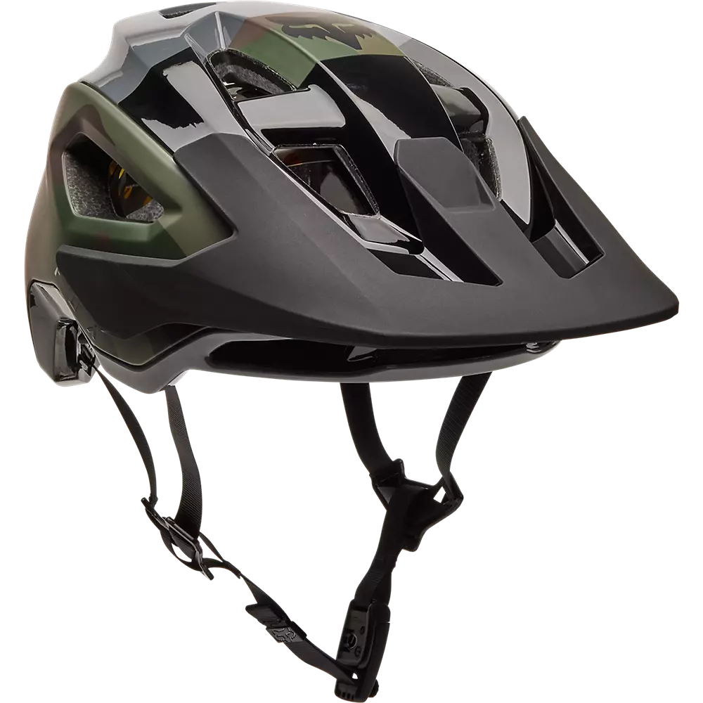 Fox Racing Speedframe Pro MTB Helmet - Camo - Olive Camo - Cambria Bike