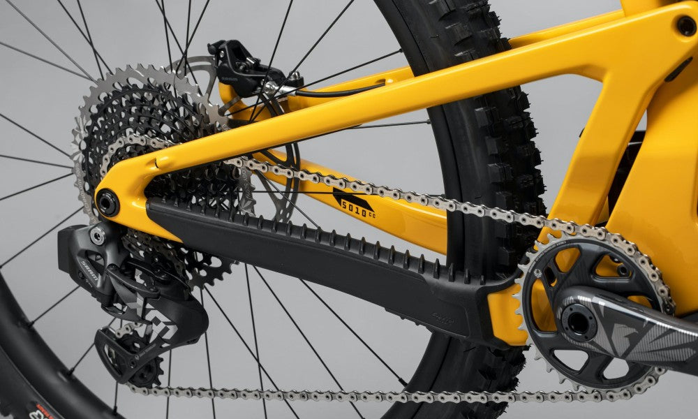 Yellow santa cruz sales bike