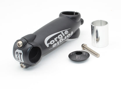 3T Forgie 10deg 26.0 Road Stem - Black Black 1.1/8" 130mm