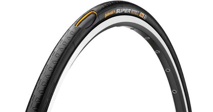 Continental SuperSport Plus 700c Wire Road Tire - Black Black 25c 