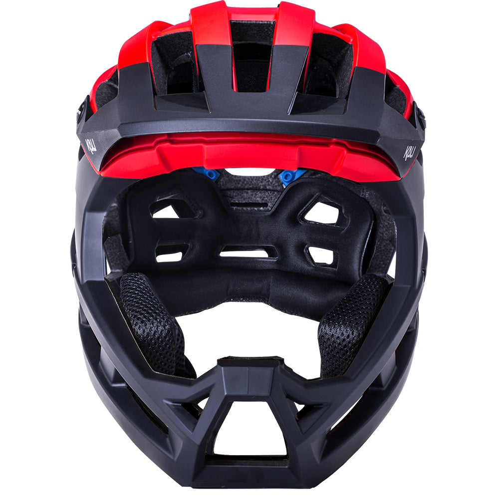 Kali Invader 2.0 Enduro Helmet - Matt Black-Red