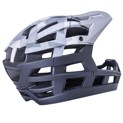 Kali Invader 2.0 Enduro Helmet - Camo Matt Gray-Black