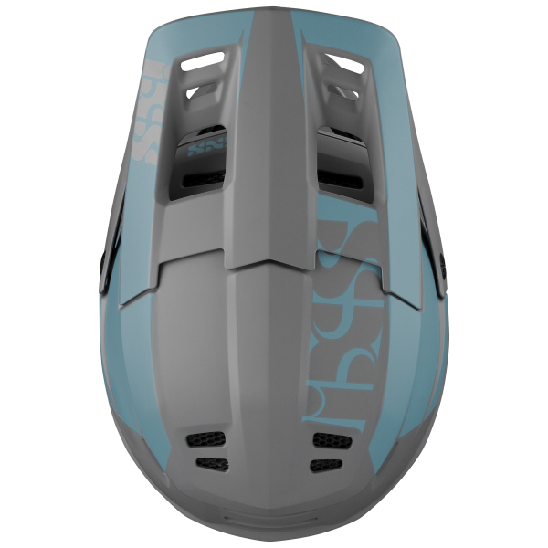 iXS Xact Evo Full Face Helmet - Ocean-Graphite