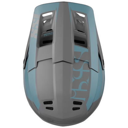 iXS Xact Evo Full Face Helmet - Ocean-Graphite