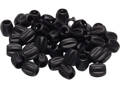 Jagwire Mini Tube Tops Protectors - Black Black 50 Pieces 