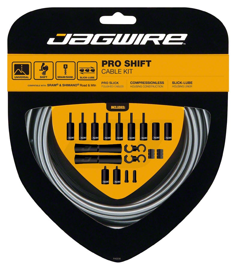 Jagwire 2x Pro Shift Kit - Ice Gray Ice Gray  