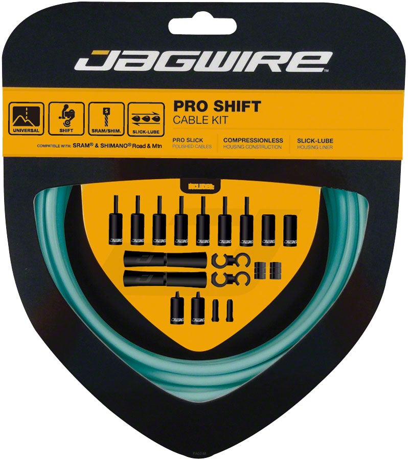Jagwire 2x Pro Shift Kit - Celeste Celeste  