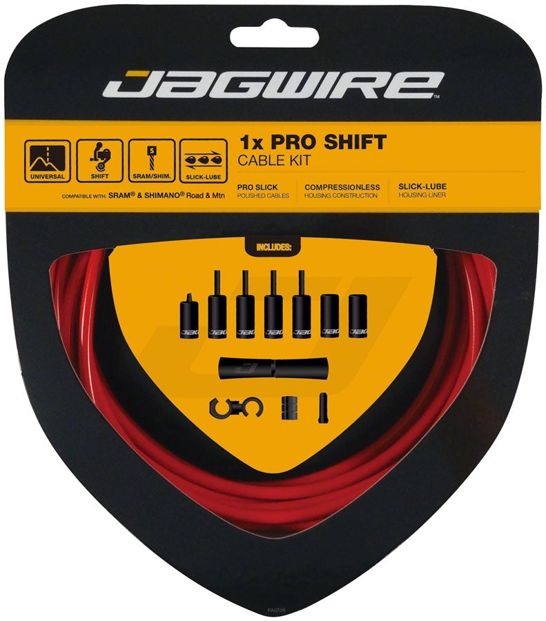 Jagwire 1x Pro Shift Kit - Red Red  