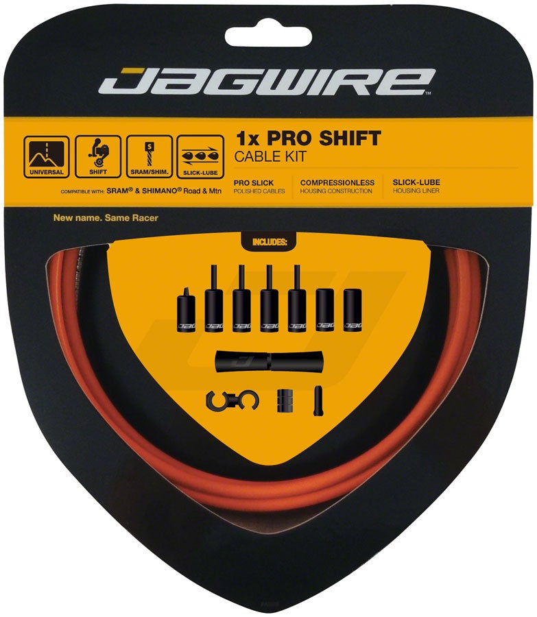 Jagwire 1x Pro Shift Kit - Orange Orange  