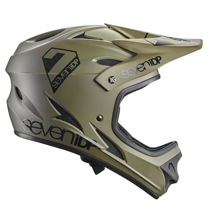7 iDP M1 Full Face Helmet - Youth - Army Green