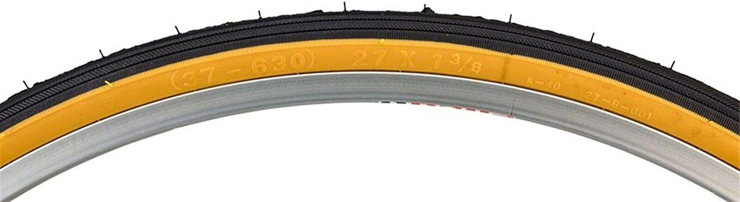 Kenda K40 27" Wire Street Tire - Black-Tan