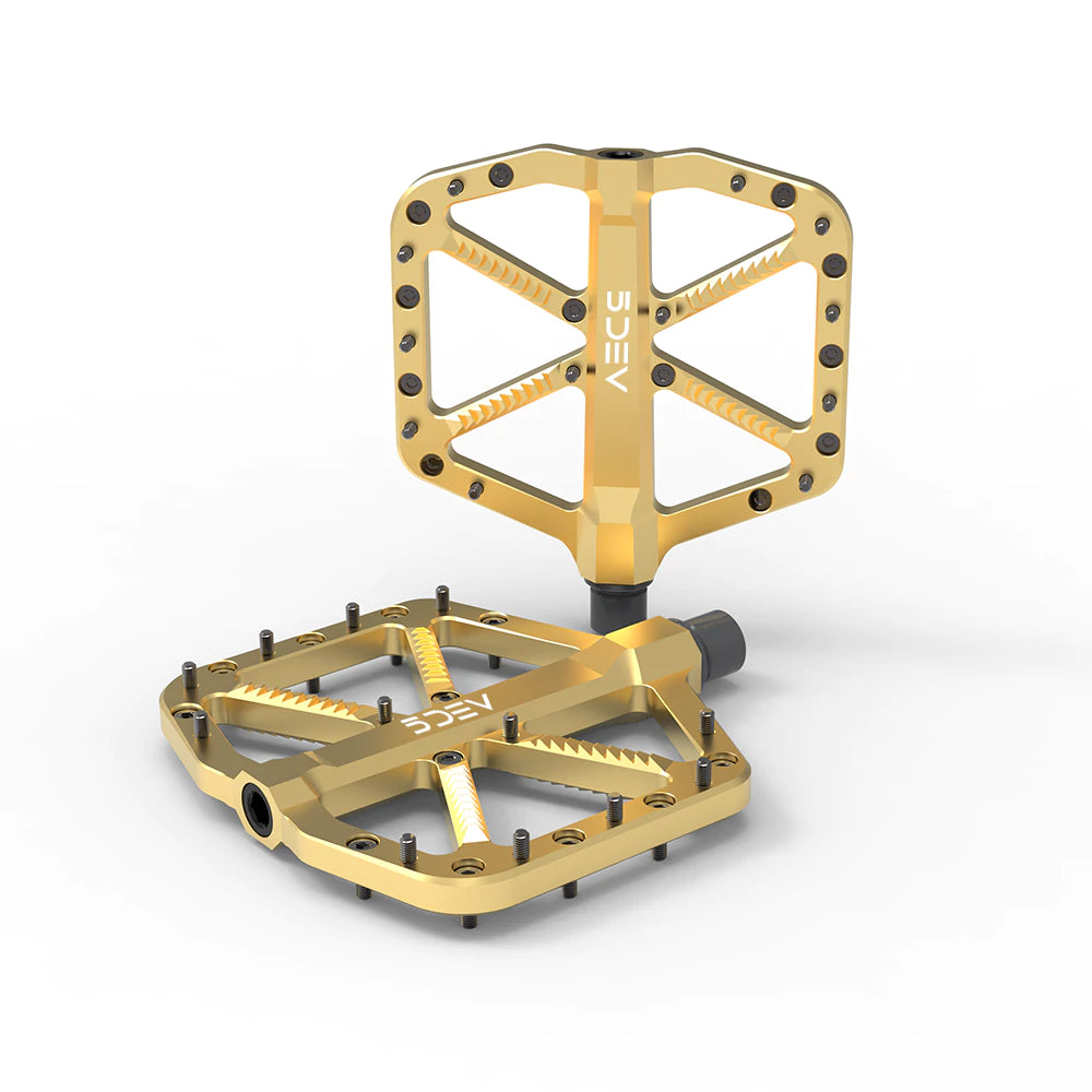 Flat discount pedals gold