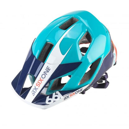 661 Evo AM Helmet - Orange-Blue