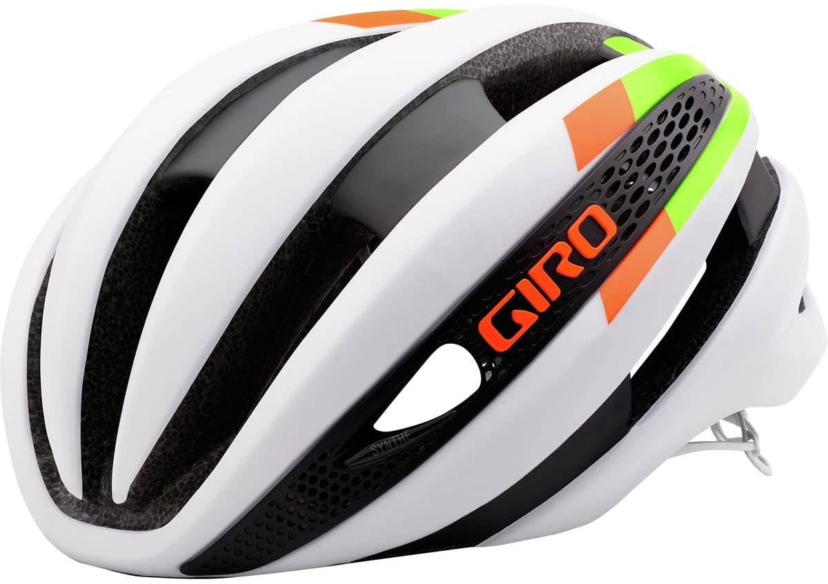 Giro Synthe MIPS Road Helmet - Matt White-Lime