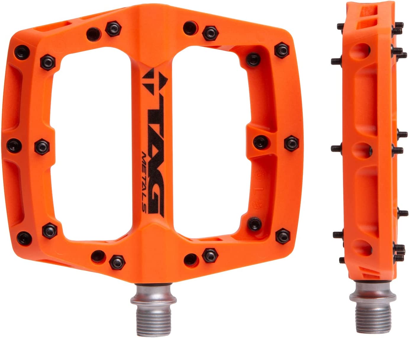 TAG Metals T3 Nylon Pedals Orange – Cambria Bike