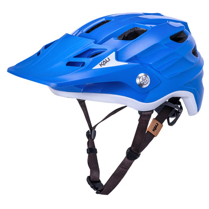 Kali Maya 3.0 MTB Helmet - Solid Gloss Blue-White