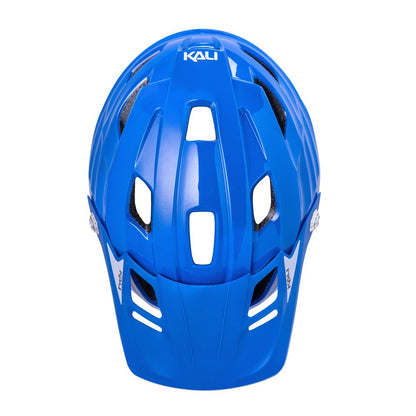 Kali Maya 3.0 MTB Helmet - Solid Gloss Blue-White