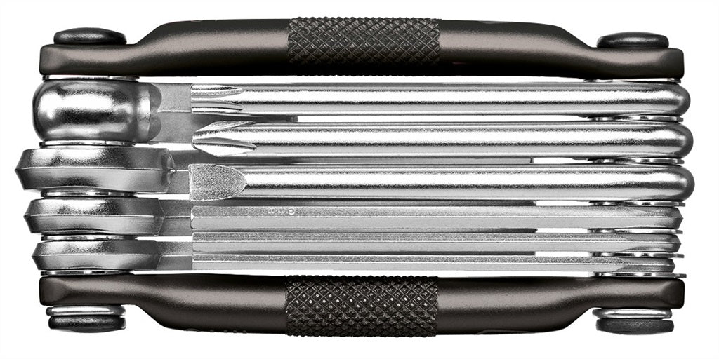 Crank Brothers M10 Multi-Tool - Midnight Edition - Black-Silver Black - Silver  