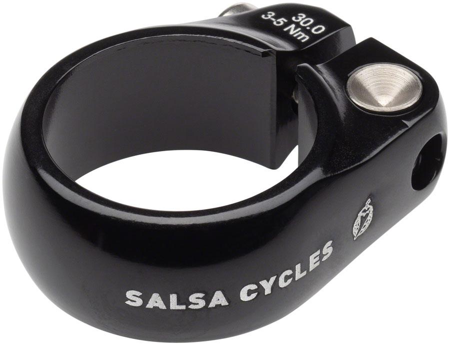 salsa sattelstütze Salsa Lip-Lock Seat Collar - Black