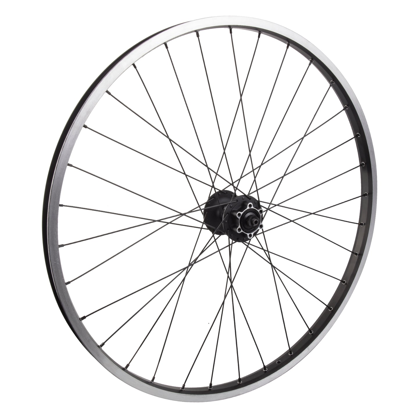 Shimano M525 on Sun Rhyno Lite 26" Double Wall Alloy MTB Wheel - Front